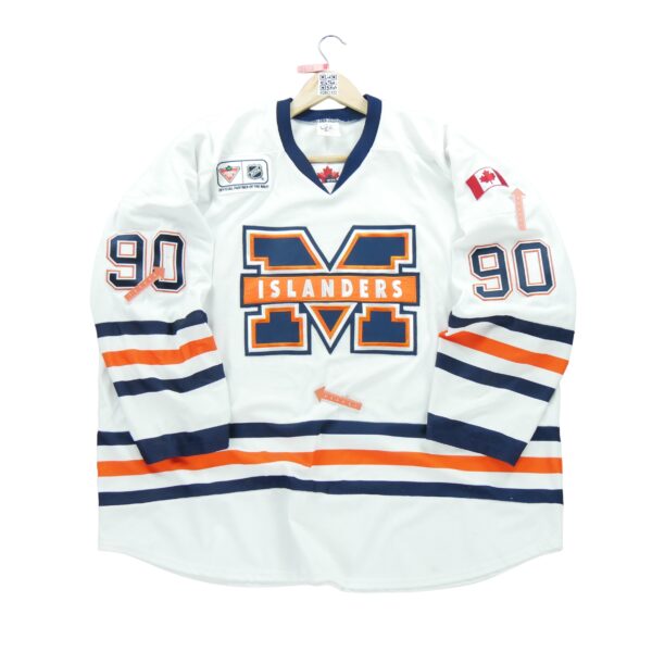 Maillot manches courtes homme blanc NHL Equipe New York Islanders
