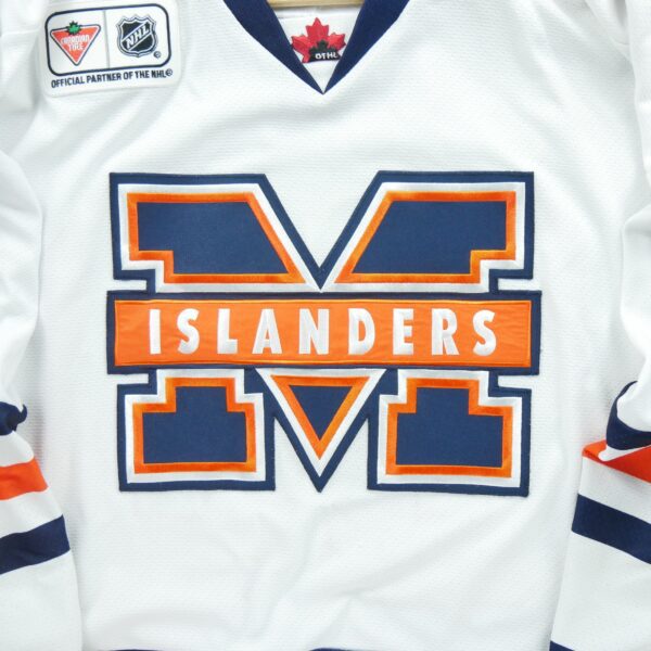 Maillot manches courtes homme blanc NHL Equipe New York Islanders