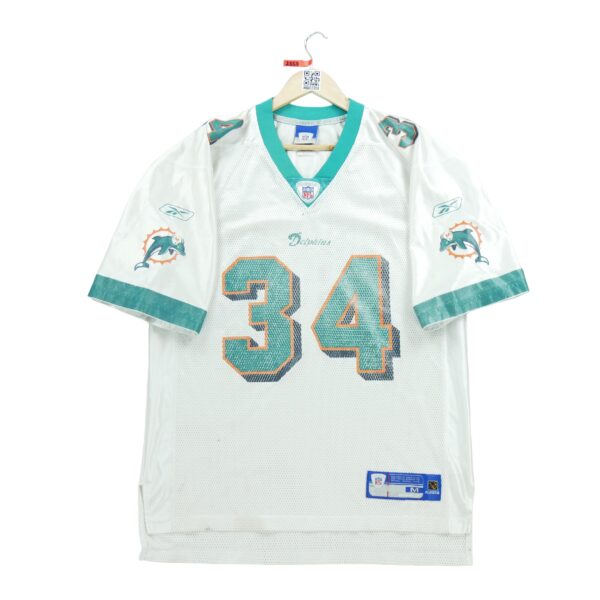 Maillot manches courtes homme blanc Reebok Equipe Miami Dolphins