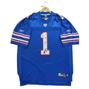 Maillot manches courtes homme bleu Reebok Equipe Buffalo Bills