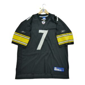 Maillot manches courtes homme noir Reebok Equipe Pittsburgh Steelers
