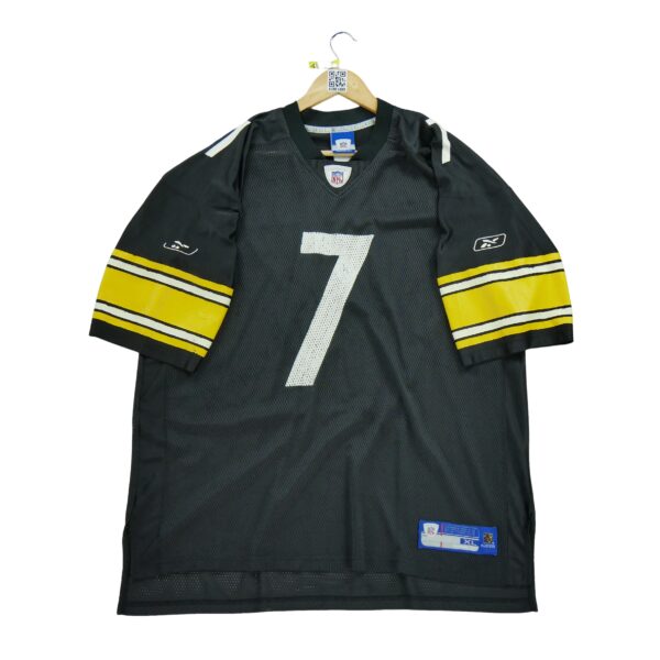Maillot manches courtes homme noir Reebok Equipe Pittsburgh Steelers
