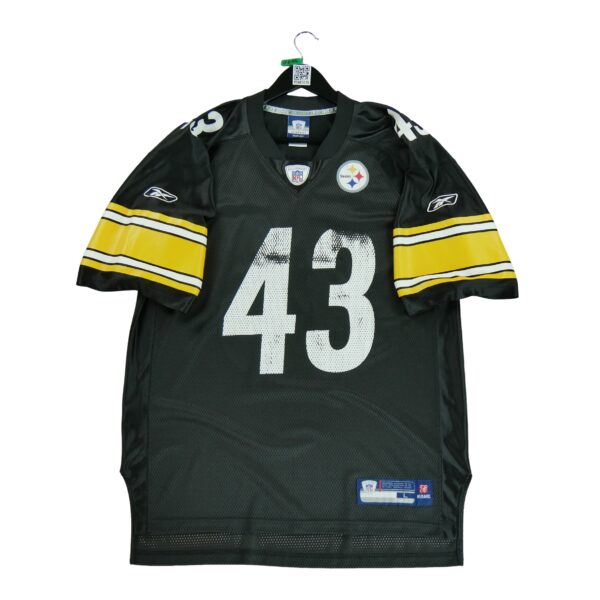 Maillot manches courtes homme noir Reebok Equipe Pittsburgh Steelers