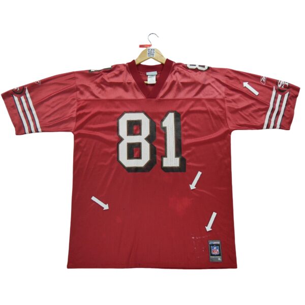 Maillot manches courtes homme rouge Reebok Equipe San Francisco 49ers