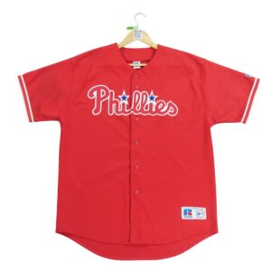 Maillot manches courtes homme rouge Russell Athletic Equipe Philadelphie Phillies