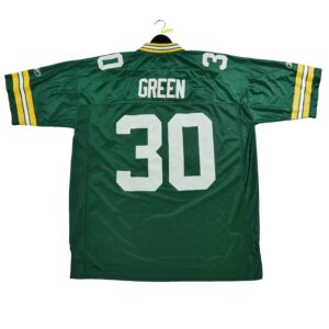 Maillot manches courtes homme vert Reebok Equipe Green Bay Packers