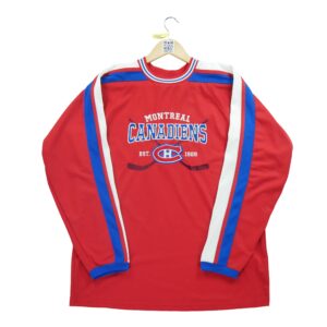 Maillot manches longues enfant rouge NHL Equipe Montreal Canadiens