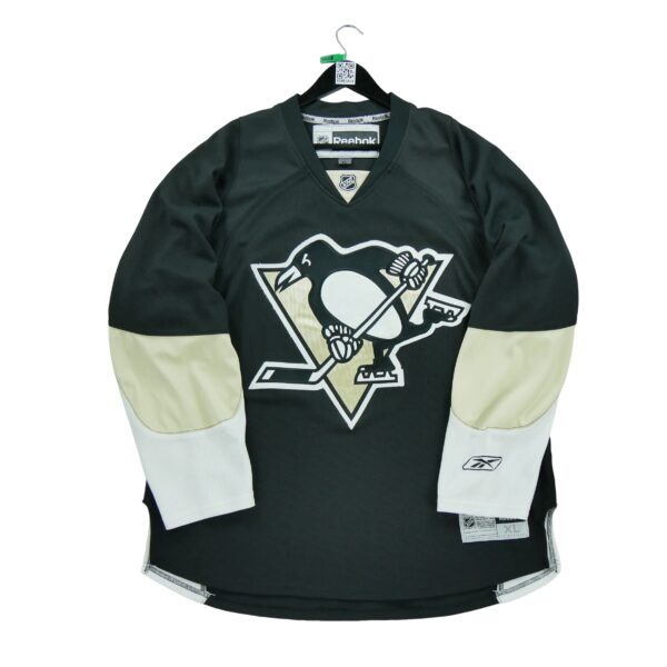 Maillot manches longues homme noir Reebok Equipe Pittsburgh Penguins