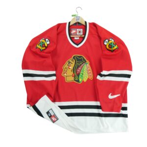 Maillot manches longues homme rouge Nike Equipe Chicago Blackhawks