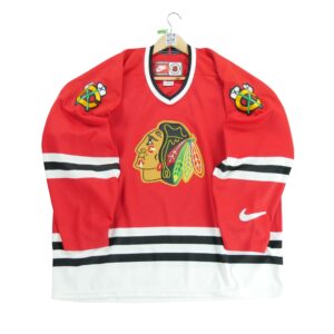 Maillot manches longues homme rouge Nike Equipe Chicago Blackhawks