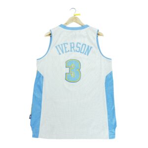 Maillot sans manches homme blanc Adidas Equipe Denver Nuggets