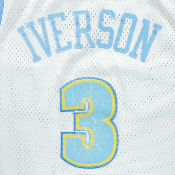 Maillot sans manches homme blanc Adidas Equipe Denver Nuggets