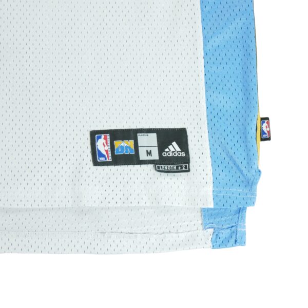 Maillot sans manches homme blanc Adidas Equipe Denver Nuggets