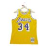 Maillot sans manches homme jaune Mitchell and Ness Equipe Los Angeles Lakers