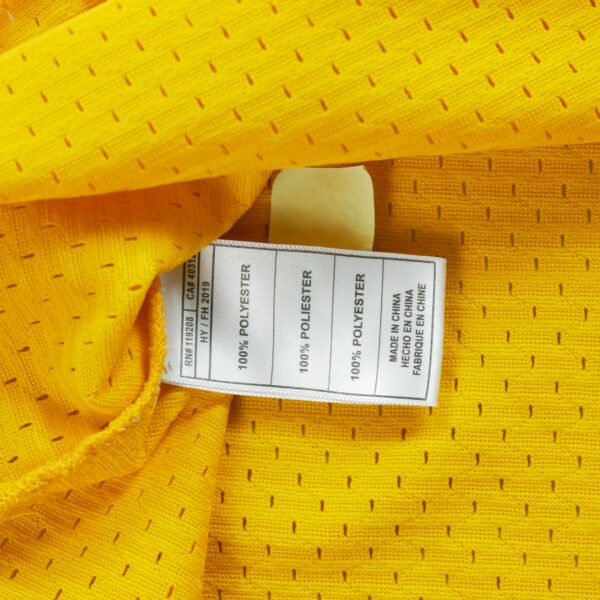 Maillot sans manches homme jaune Mitchell and Ness Equipe Los Angeles Lakers
