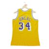 Maillot sans manches homme jaune Mitchell and Ness Equipe Los Angeles Lakers