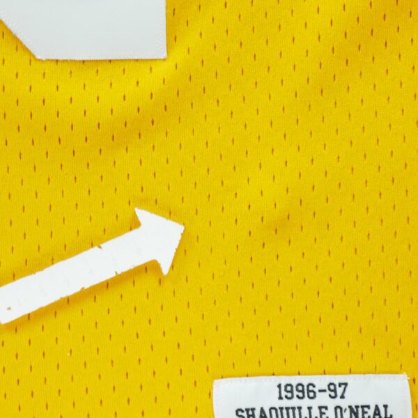 Maillot sans manches homme jaune Mitchell and Ness Equipe Los Angeles Lakers