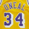Maillot sans manches homme jaune Mitchell and Ness Equipe Los Angeles Lakers