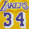 Maillot sans manches homme jaune Mitchell and Ness Equipe Los Angeles Lakers
