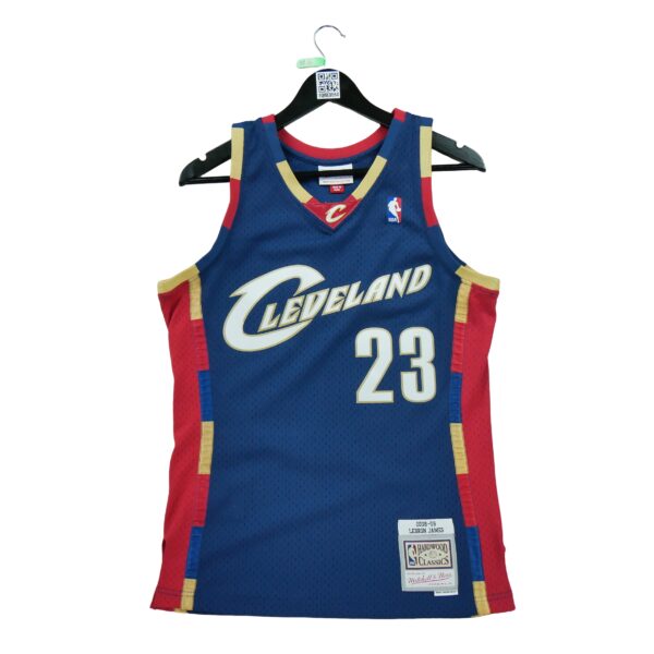 Maillot sans manches homme marine Mitchell and Ness Equipe Cleveland Cavaliers