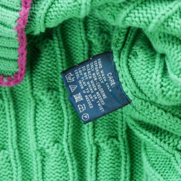 Pull enfant sans manches vert Polo Ralph Lauren Col V