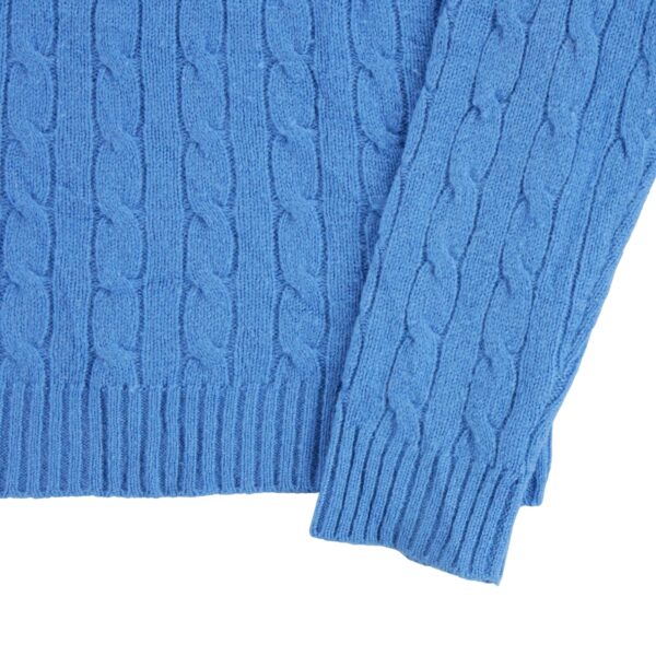 Pull femme manches longues bleu clair Polo Ralph Lauren Col Rond