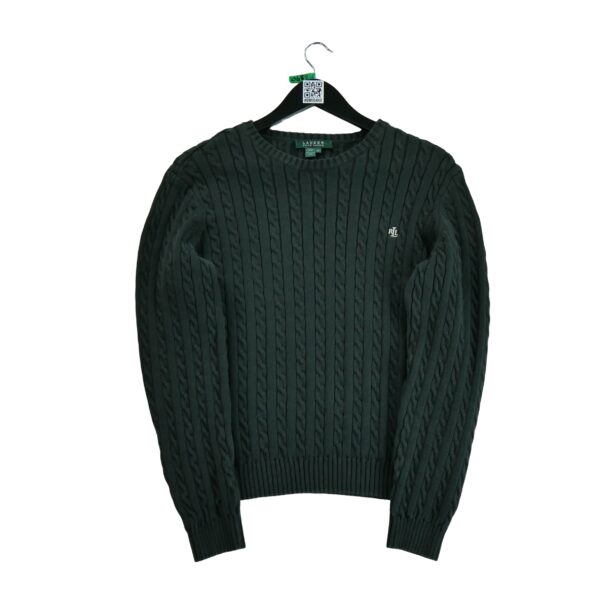 Pull femme manches longues noir Polo Ralph Lauren Col Rond