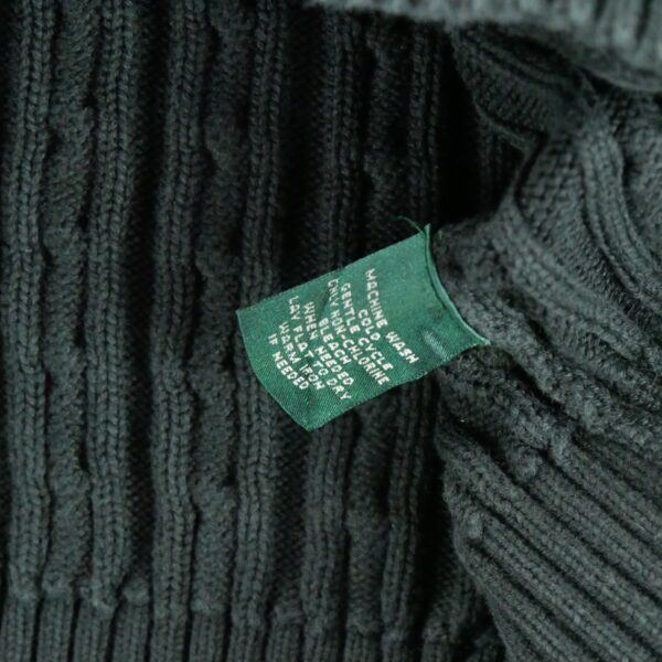 Pull femme manches longues noir Polo Ralph Lauren Col Rond