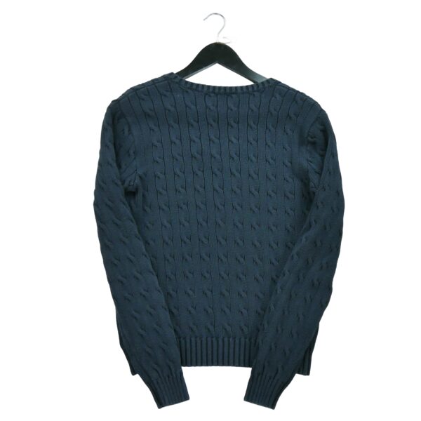 Pull femme manches longues noir Polo Ralph Lauren Col V