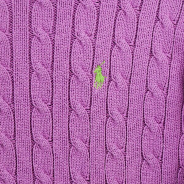 Pull femme manches longues rose Polo Ralph Lauren Col Rond