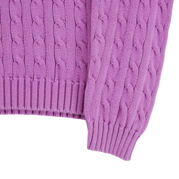 Pull femme manches longues rose Polo Ralph Lauren Col Rond