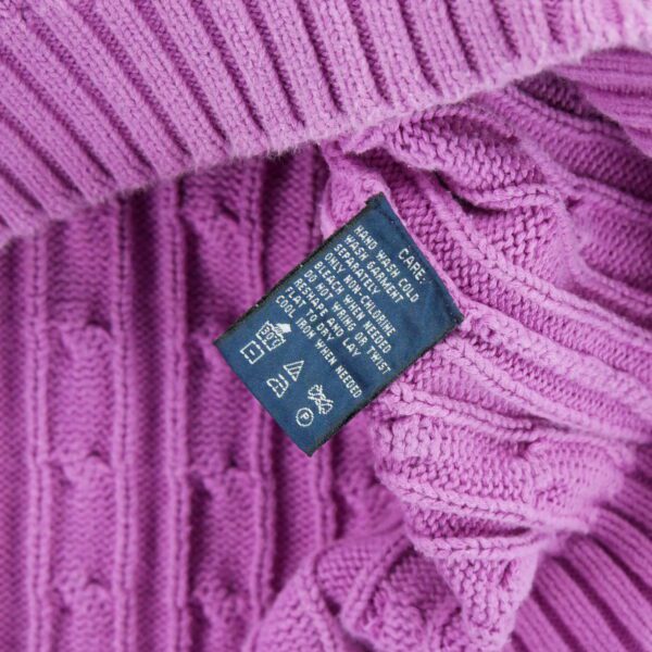 Pull femme manches longues rose Polo Ralph Lauren Col Rond