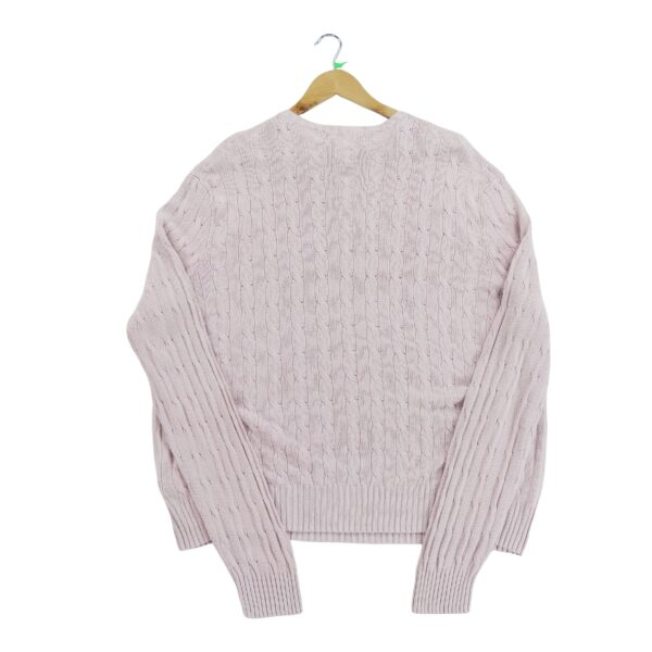 Pull femme manches longues rose Polo Ralph Lauren Col Rond