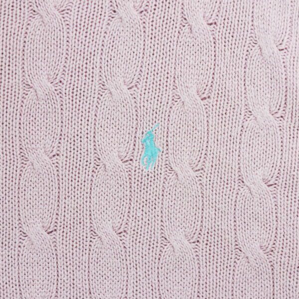 Pull femme manches longues rose Polo Ralph Lauren Col Rond