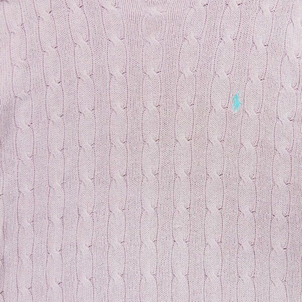 Pull femme manches longues rose Polo Ralph Lauren Col Rond