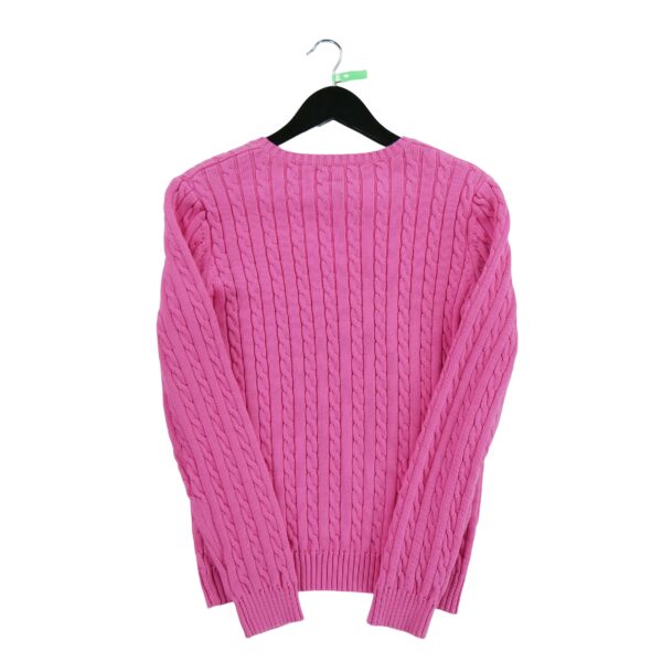 Pull femme manches longues rose Polo Ralph Lauren Col V