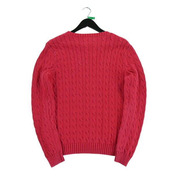Pull femme manches longues rouge Polo Ralph Lauren Col Rond
