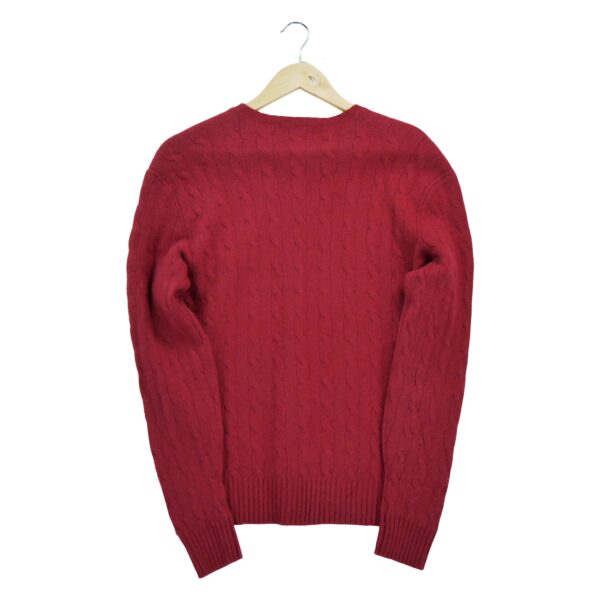 Pull femme manches longues rouge Polo Ralph Lauren Col Rond