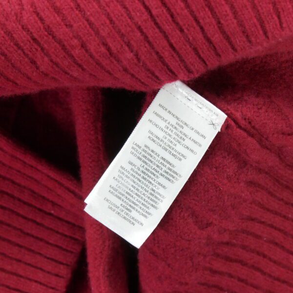 Pull femme manches longues rouge Polo Ralph Lauren Col Rond