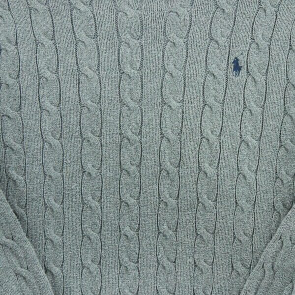 Pull homme manches longues gris Polo Ralph Lauren Col Rond