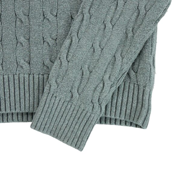 Pull homme manches longues gris Polo Ralph Lauren Col Rond