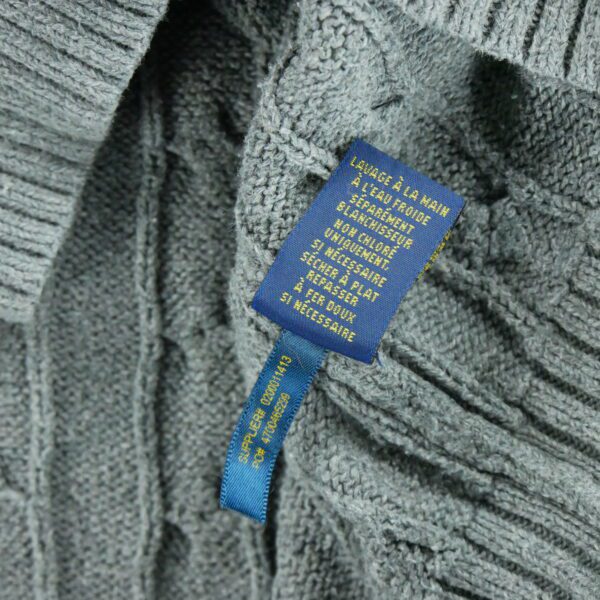 Pull homme manches longues gris Polo Ralph Lauren Col Rond