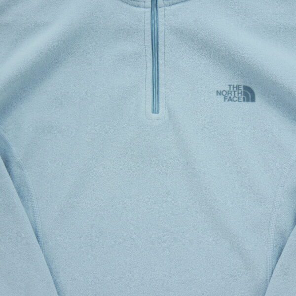 Pull polaires femme manches longues bleu clair The North Face Col Montant