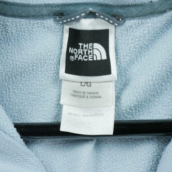 Pull polaires femme manches longues bleu clair The North Face Col Montant