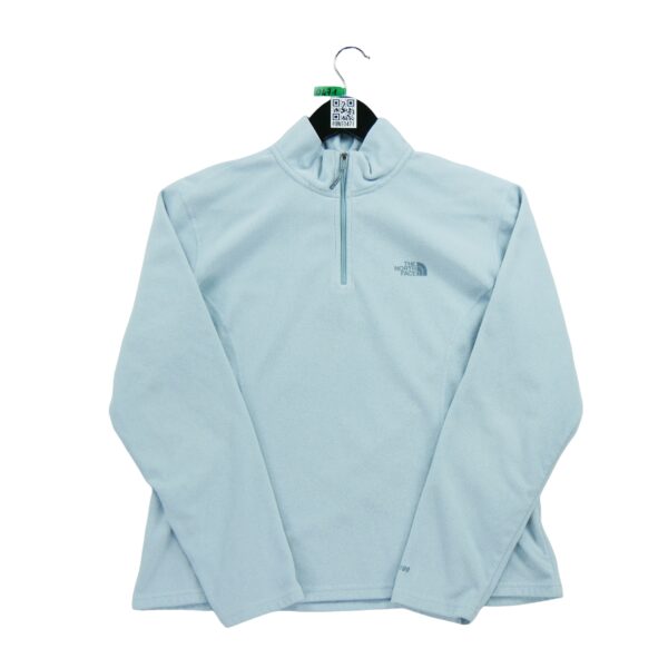 Pull polaires femme manches longues bleu clair The North Face Col Montant