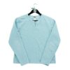 Pull polaires femme manches longues bleu clair The North Face Col V