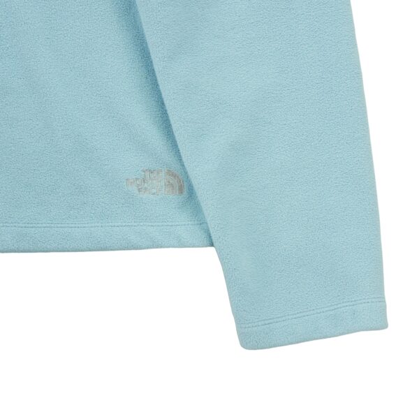 Pull polaires femme manches longues bleu clair The North Face Col V
