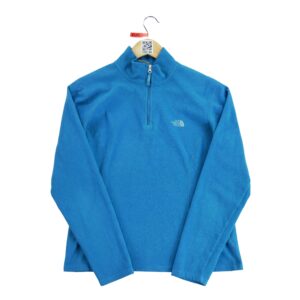Pull polaires femme manches longues bleu The North Face Col Montant