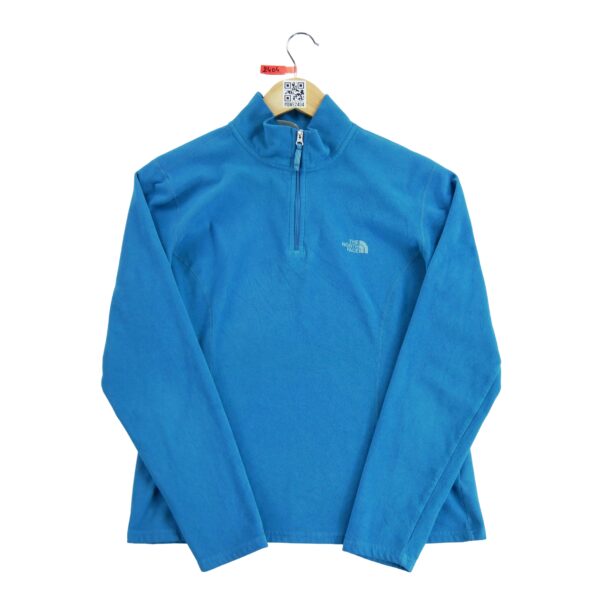 Pull polaires femme manches longues bleu The North Face Col Montant