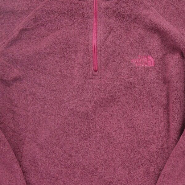 Pull polaires femme manches longues bordeaux The North Face Col Montant